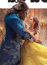  ??  ?? Enchanting: Dan Stevens and Emma Watson in Beauty And The Beast