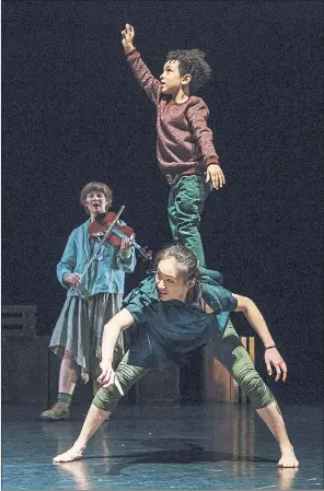  ??  ?? SCALING THE HEIGHTS: The moves were expression­s of trust. Picture: Brian Hartley Mitchell Library, Glasgow Royal Concert Hall, Glasgow