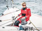  ??  ?? No turning back: Pip Hare is one of more than 30 skippers entered into this year’s Vendee Globe race, scheduled to begin in November