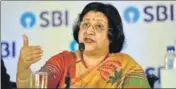  ?? MINT/FILE ?? SBI Chairman Arundhati Bhattachar­ya