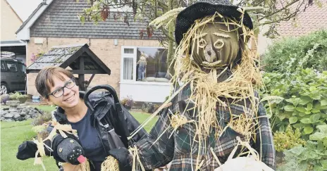  ??  ?? A scarecrow at a recent Dyke Scarecrow Festival