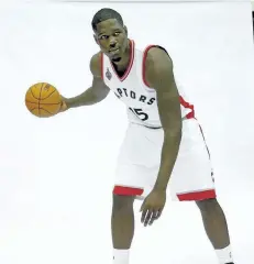  ?? POSTMEDIA NETWORK FILES ?? Anthony Bennett poses for a picture in 2015 when he was a member of the Toronto Raptors. Bennett, who is not on an NBA roster, and Joel Anthony headline the preliminar­y roster for Canada’s pair of FIBA Basketball World Cup qualifying games this month.