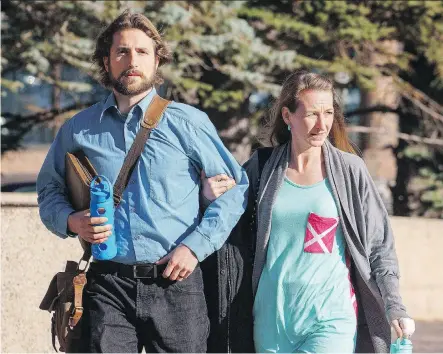  ?? DAVID ROSSITER/THE CANADIAN PRESS/FILES ?? David Stephan and his wife Collet, who were convicted of failing to provide the necessarie­s of life to their son, were granted a new trial in May, but say they have had to liquidate their assets for legal bills from the first trial and want to be reimbursed.