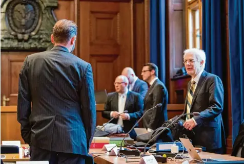  ?? Foto: Daniel Karmann, dpa ?? Mario H. war einer der Top Ermittler im bayerische­n Landeskrim­inalamt. Wegen der V Mann Affäre steht er in Nürnberg vor Gericht.