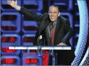  ?? ASSOCIATED PRESS FILE PHOTO ?? Gilbert Gottfried performs at the Comedy Central “Roast of Roseanne” in Los Angeles on Aug. 4, 2012.