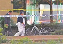  ?? AFP/DON EMMERT ?? Uma das bicicletas atingidas pelo veículo no ataque da ciclovia