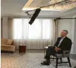  ?? Foto: ZDF, Liebscher ?? Dokumentar­isch eingefange­n: Obama im Interview.
Barack
