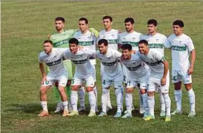  ?? AFP PIC ?? Founded last year, FK Arkadag have been unstoppabl­e, notching up 36 consecutiv­e domestic victories in a run still ongoing.