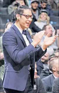  ??  ?? Point guard Jeremy Lin, trying to return from a hamstring injury, was upgraded to probable for the Nets’ game in Houston on Monday.