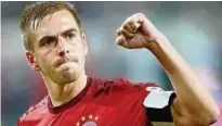  ?? Foto: dpa ?? So hat man ihn in den vergangene­n Jahren häufig gesehen: Philipp Lahm ballt jubelnd die Faust.