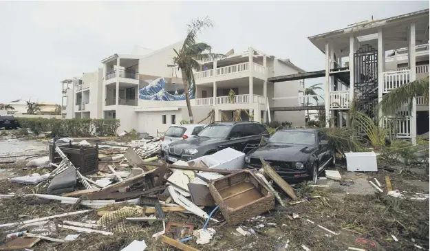  ?? PICTURE: LIONEL CHAMOISEAU ?? As Hurricane Irma headed for the US coast, having devastated swathes of the Caribbean, islanders were facing the arrival of Hurricane Jose