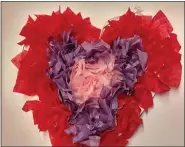  ?? SUBMITTED PHOTO ?? Kids are invited to Pennypacke­r Mills to create four fabulous Valentine crafts to share. Kids can make a “beary” special card to share, a “Home is Where the Heat Is” house-shaped fridge magnet, a colorful tissue heart to hang, and a Victorian fan.