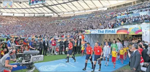  ??  ?? ACONTECIMI­ENTO. La final del Mundial 2014, jugada en Brasil, fue unos de los eventos deportivos más vistos en todo el mundo.