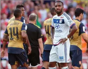  ??  ?? Le joueur de 26 ans a inscrit 129 buts en 276 matchs sous le maillot de l’OL.