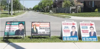  ?? MARK SOMMERFELD/BLOOMBERG ?? The boom in Canadian house prices may be about to end, thanks to everything from mortgage restrictio­ns to increased interest rates to taxes on foreign buyers in some large cities.