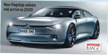  ??  ?? New flagship saloon will arrive in 2020