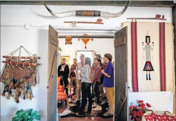  ?? Marcus Yam Los Angeles Times ?? A GROUP of high school students tours Rancho del Cielo. The Young America’s Foundation conducts student conference­s steeped in the conservati­ve principles and empowermen­t personifie­d by President Reagan.