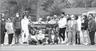  ?? Submitted Photo ?? Forrest City Area Alumnae Chapter of Delta Sigma Theta Sorority, Inc., hosted a 5K walk for breast cancer awareness to support the fighters, admire the survivors and honor the fallen. It was held Saturday, Oct. 30, at the Forrest City High School Track. Members of the other black sororities and fraterniti­es from Eastern Arkansas also participat­ed.