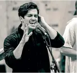  ?? Jersey Boys, went LYNDON KATENE ?? Hayden Milanes, pictured rehearsing for for his first audition at the age of 15.