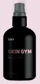  ??  ?? Skin Gym – a syrupy non-foaming thermal cleanser that deep cleans