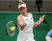  ??  ?? Marina Erakovic never played in a Grand Slam where there was another New Zealander in the singles draw.