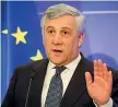  ??  ?? Presidente Antonio Tajani, 64 anni