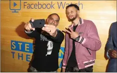  ?? KELLY SULLIVAN — GETTY IMAGES ?? The director, Gotham Chopra, left, and his subject, Stephen Curry, hang at the premiere for Chopra’s Facebook Watch docu-series “Stephen vs. the Game,” at Oakland’s 16th Street Station earlier this month.