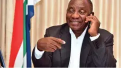  ??  ?? PRESIDENT Ramaphosa was embarrasse­d by an ANC visit to Zimbabwe. | Supplied