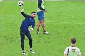  ?? (NICOLÁS BRAVO) ?? Guido Herrera. El arquero albiazul remarcó la necesidad de que la “T” sea un equipo sólido, como en los últimos dos partidos.