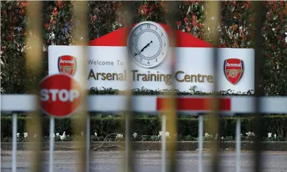  ??  ?? Arsenal’s training ground remains closed due to the coronaviru­s pandemic. Photograph: Paul Childs/Action Images via Reuters