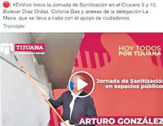  ?? /CAMPAÑA BC/ FACEBOOK ?? Facebook detectó inversione­s publicitar­ias por cuatro mil 100 dólares provenient­es de los perfiles eliminados