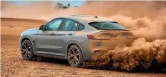  ??  ?? The BMW X4 M Competitio­n is a performanc­e SUV with a coupe-style roofline. No, we don’t get it either.
