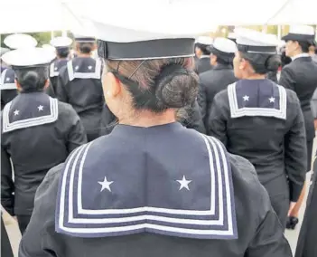  ?? AGENCIAUNO ?? ►► Día Internacio­nal de la Mujer en la Armada, en marzo pasado.
Valoración