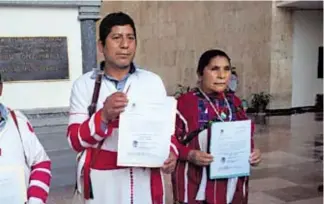  ?? ISAI LÓPEZ/ EL HERALDO DE CHIAPAS ?? Integrante­s del Consejo de Oxchuc, Chiapas