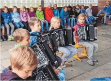  ?? FOTO: PM ?? Talheimer Grundschül­er geben ein Konzert.