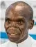  ??  ?? Eliud Kipchoge