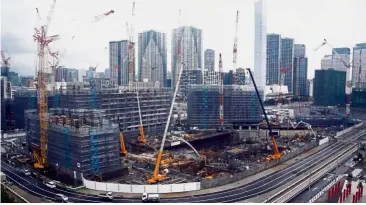  ??  ?? A general view of the constructi­on site of the athletes’ village for the Tokyo 2020 Olympic Games where the MGA hope to make an impression.