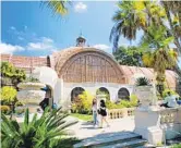  ?? U-T FILE PHOTO ?? Constructe­d in 1914, Balboa Park’s Botanical Building is just one of four remaining permanent structures built for the Panama-California Exposition.