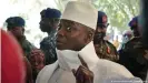  ??  ?? The rule of Yahya Jammeh, seen here after voting in 2016 elections, was marked by widespread abuses