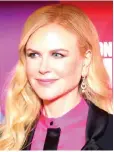  ??  ?? Kidman will receive the Hollywood Career Achievemen­t Award at the 2018 Hollywood Film Awards gala on Nov 4.