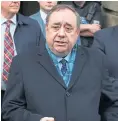  ??  ?? Alex Salmond.