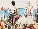  ??  ?? Links: „Selbstbild­nis“von Lovis Corinth, präsentier­t in Bern. Oben: Max Beckmanns „Zandvoort Strandcafé“.
Unten: „Die Kauernde“, Skulptur von Auguste Rodin in der Bonner Schau AP, APA, KUNSTHALLE BONN/ERTL