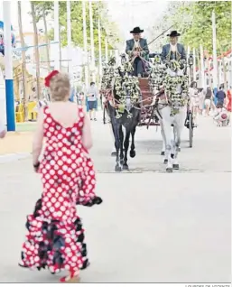  ?? LOURDES DE VICENTE. ?? Los caballos eran aún escasos en la jornada del jueves.