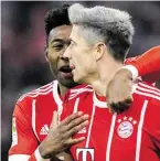  ?? BILD: SN/APA/AFP ?? David Alaba und Robert wollen Revanche. Lewandowsk­i