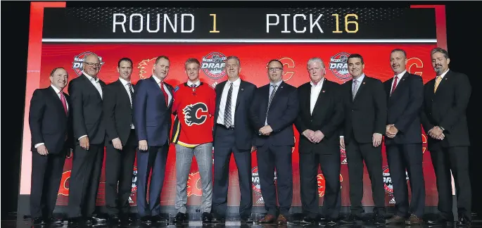  ?? BRUCE BENNETT / GETTY IMAGES ?? Juuso Valimaki was selected 16th overall by the Calgary Flames. It was mostly a successful draft for Canada’s NHL teams.