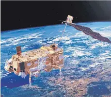  ?? FOTO: AIRBUS ?? Die von Airbus entwickelt­en Metop-Satelliten liefern zuverlässi­g genaue Wetterdate­n aus dem All.