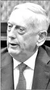  ??  ?? JAMES MATTIS