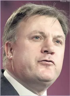  ?? Picture: PA ?? MISGUIDED: Ed Balls said we should demand receipts