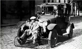  ??  ?? Before autonomous braking, there was the ‘pedestrian catcher’. Can’t imagine why it didn’t take off. Night vision is clever technology. But looking away from road to view a screen isn’t.