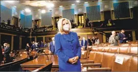  ?? Melina Mara Washington Post ?? REP. LIZ CHENEY of Wyoming, head of the House Republican Conference, is facing a vote to oust her from the post after standing up to the former president.